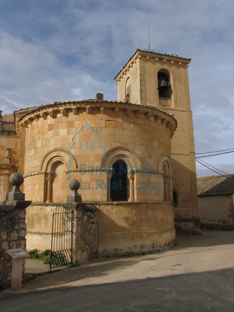 Vista exterior del ábside