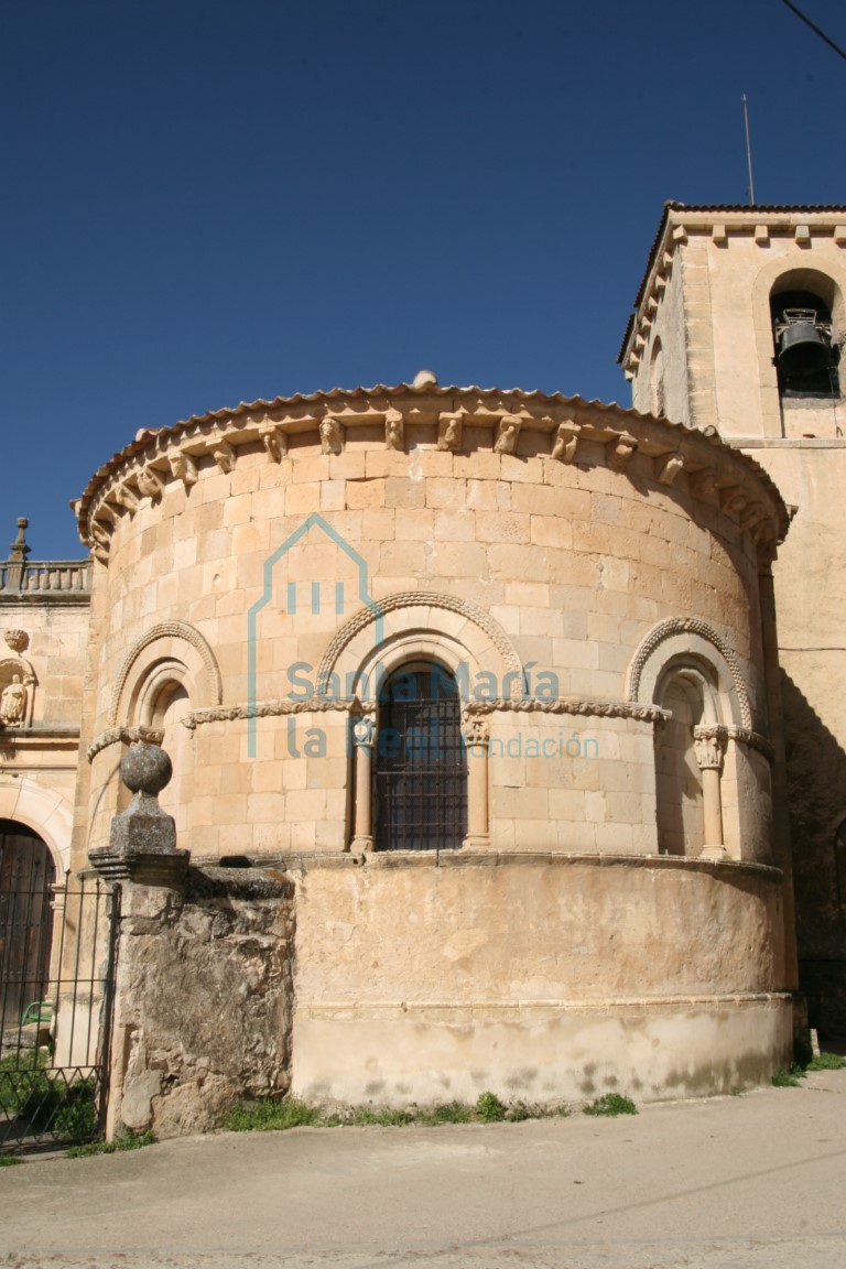 Vista exterior del ábside