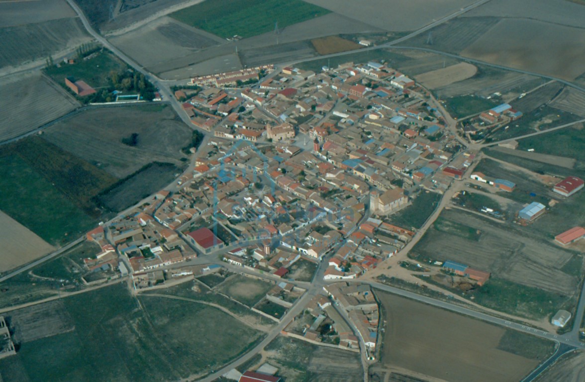 Vista aérea de Villalar de los Comuneros