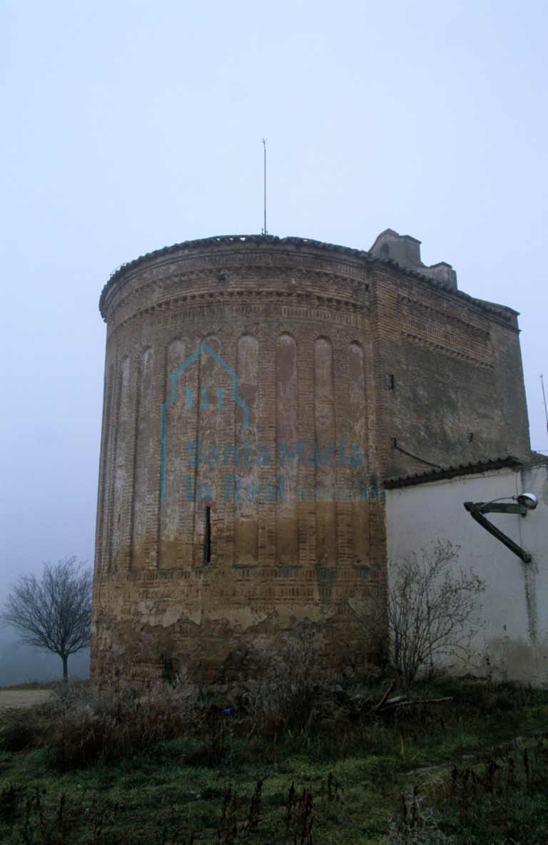 Vista del exterior del ábside