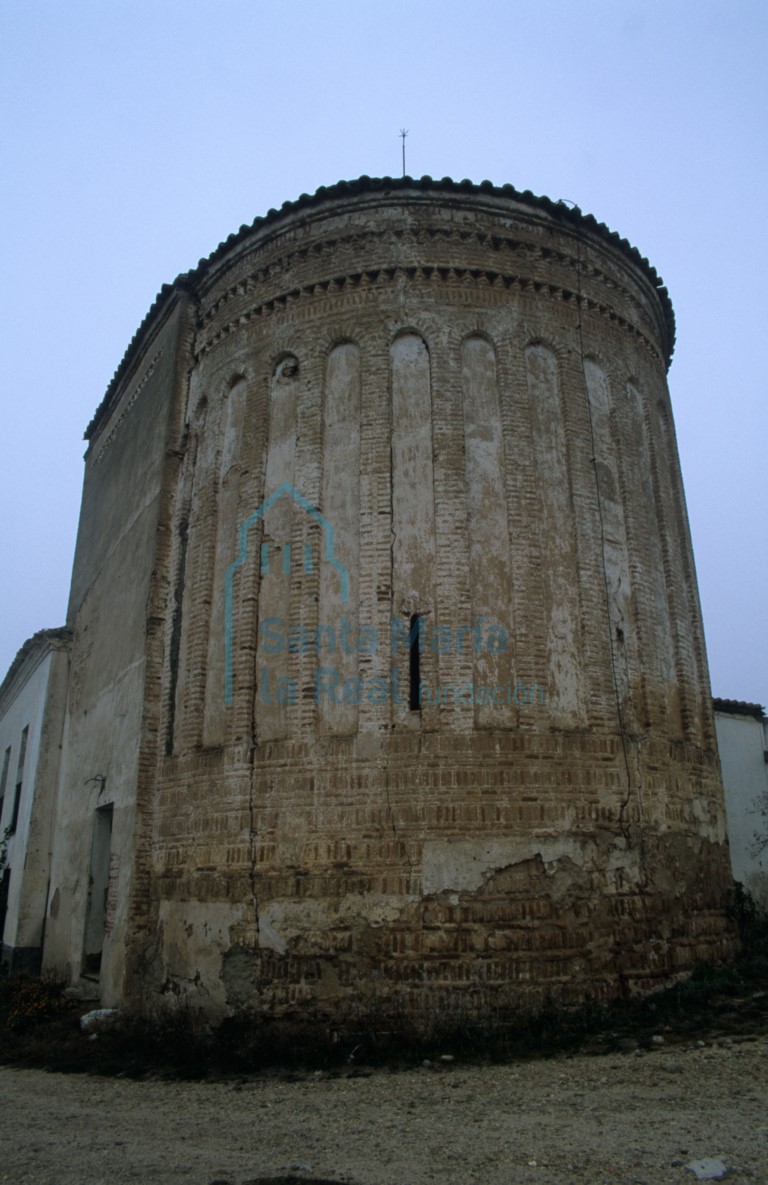 Vista del exterior del ábside