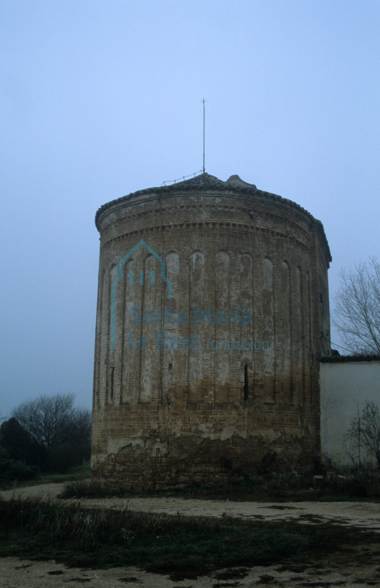 Vista del exterior del ábside