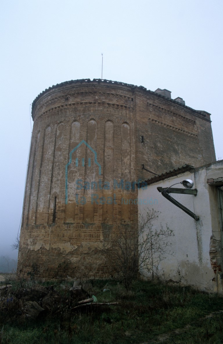 Vista del exterior del ábside