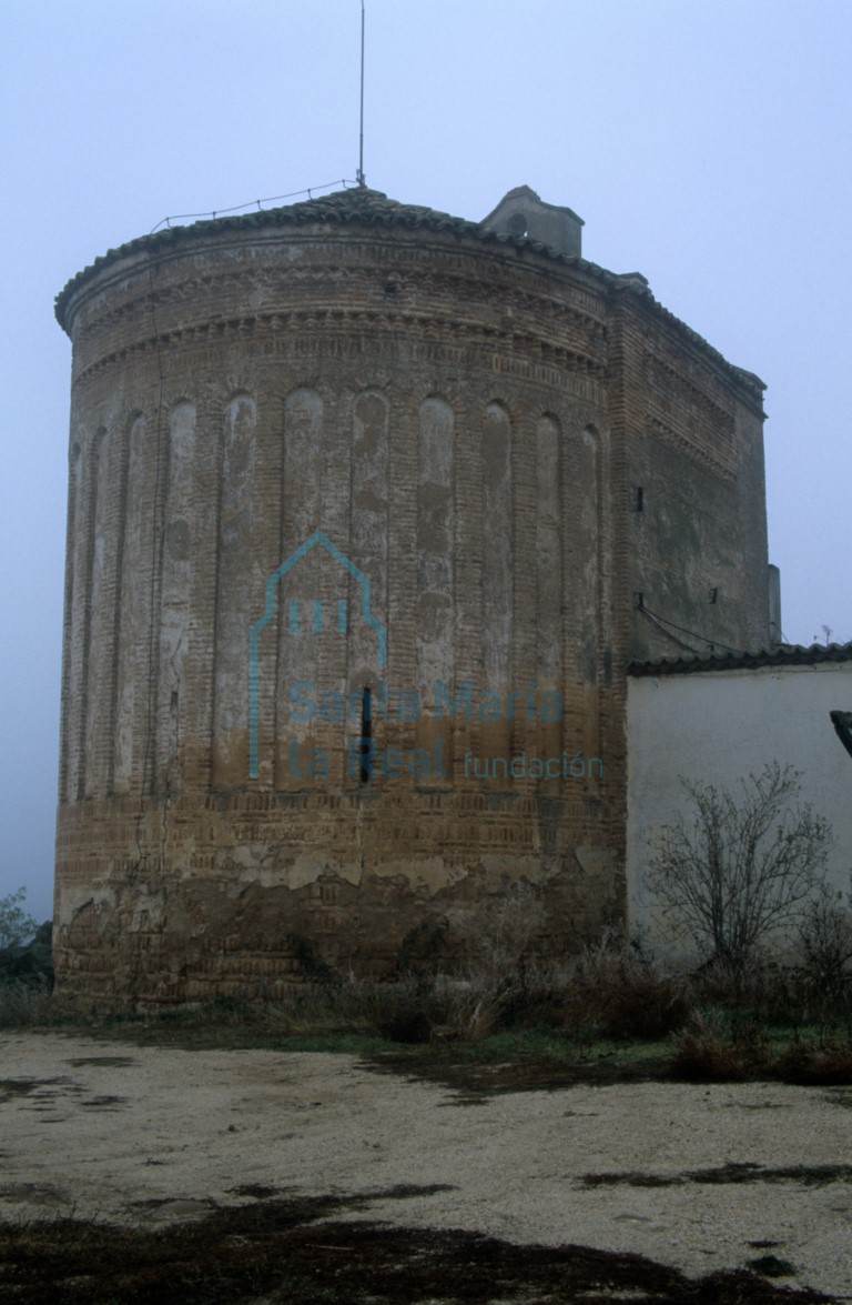 Vista del exterior del ábside
