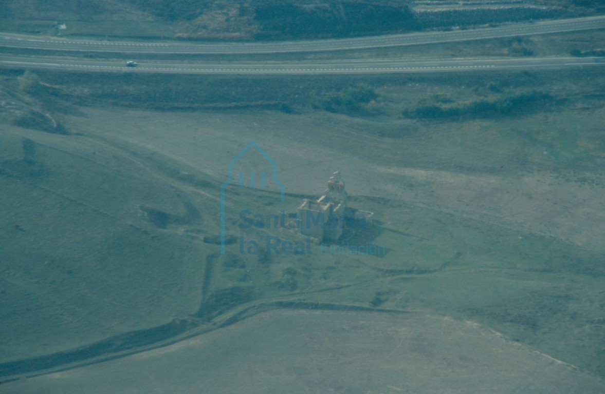 Vista aérea de la iglesia de El Salvador