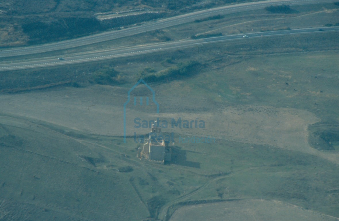 Vista aérea de la iglesia de El Salvador