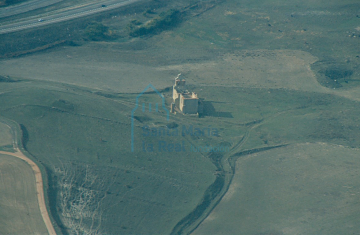 Vista aérea de la iglesia de El Salvador