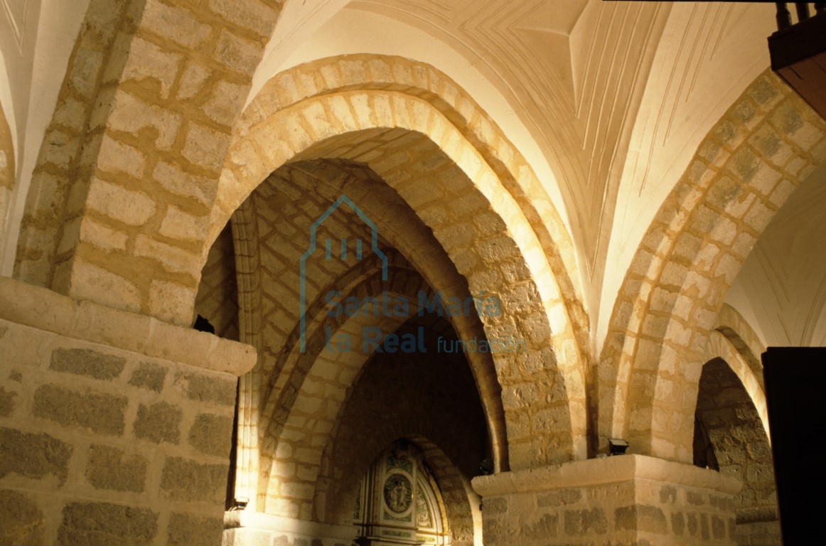 Arquerías de la nave central