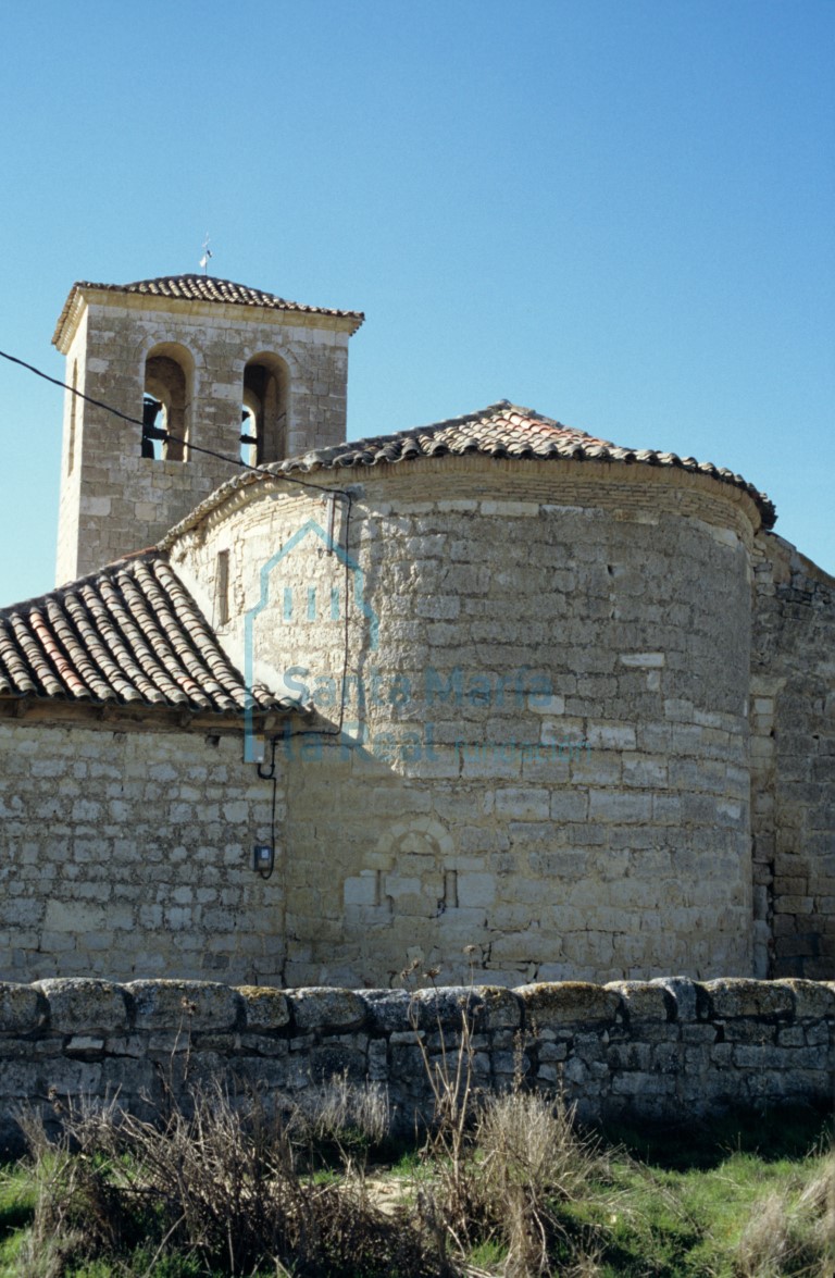 Vista del exterior del ábside