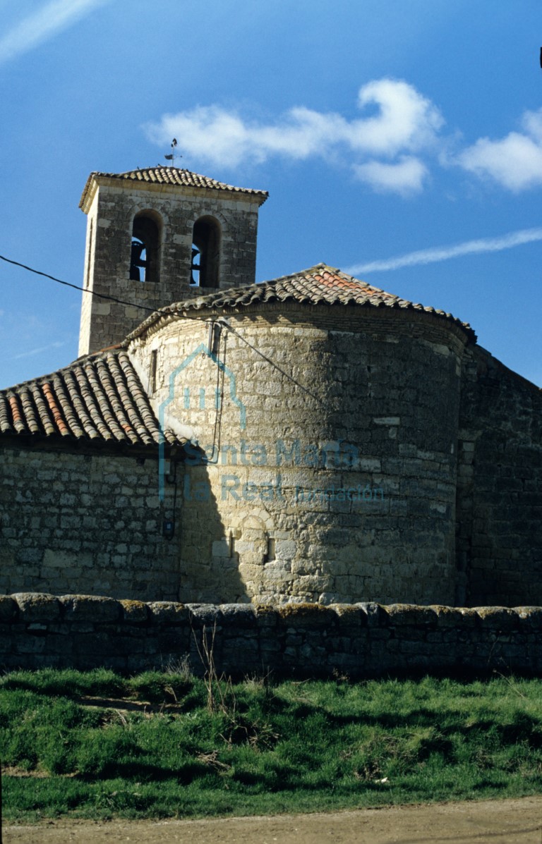 Vista del exterior del ábside