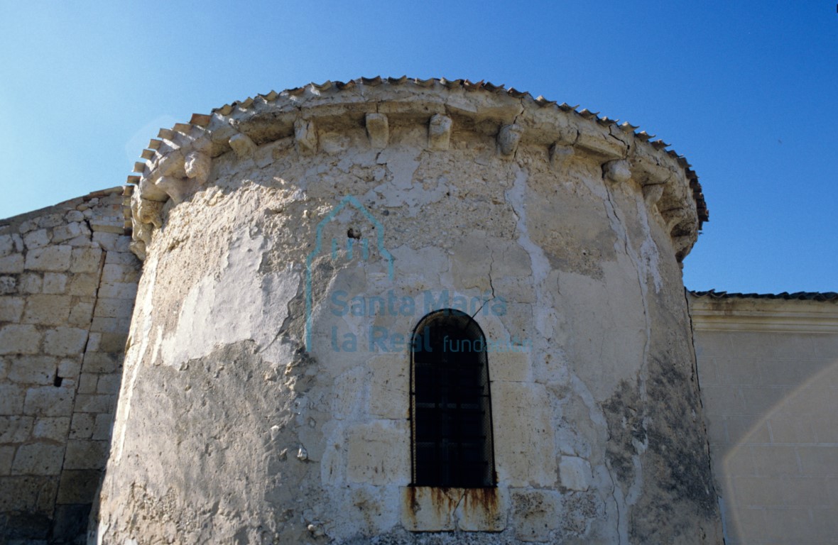 Vista del exterior del ábside