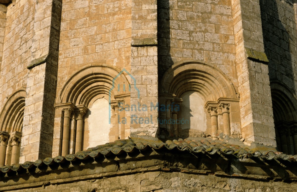 Ventanas del ábside central