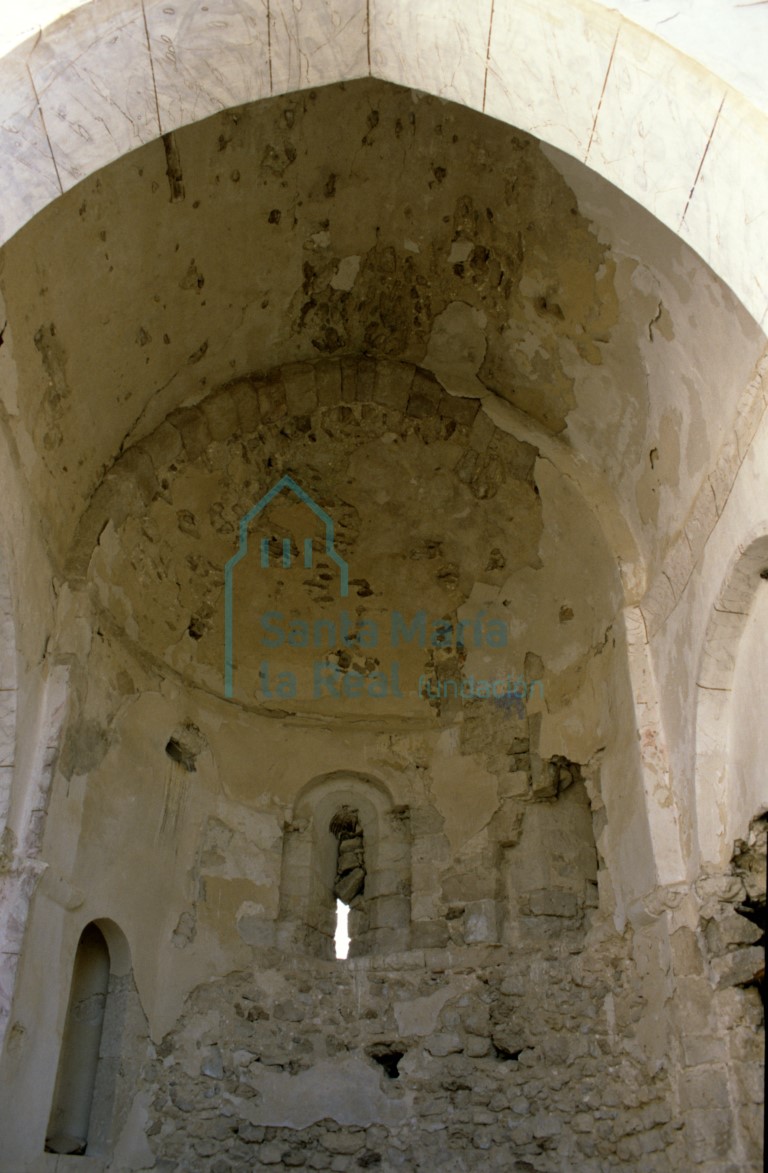 Vista del interior del ábside