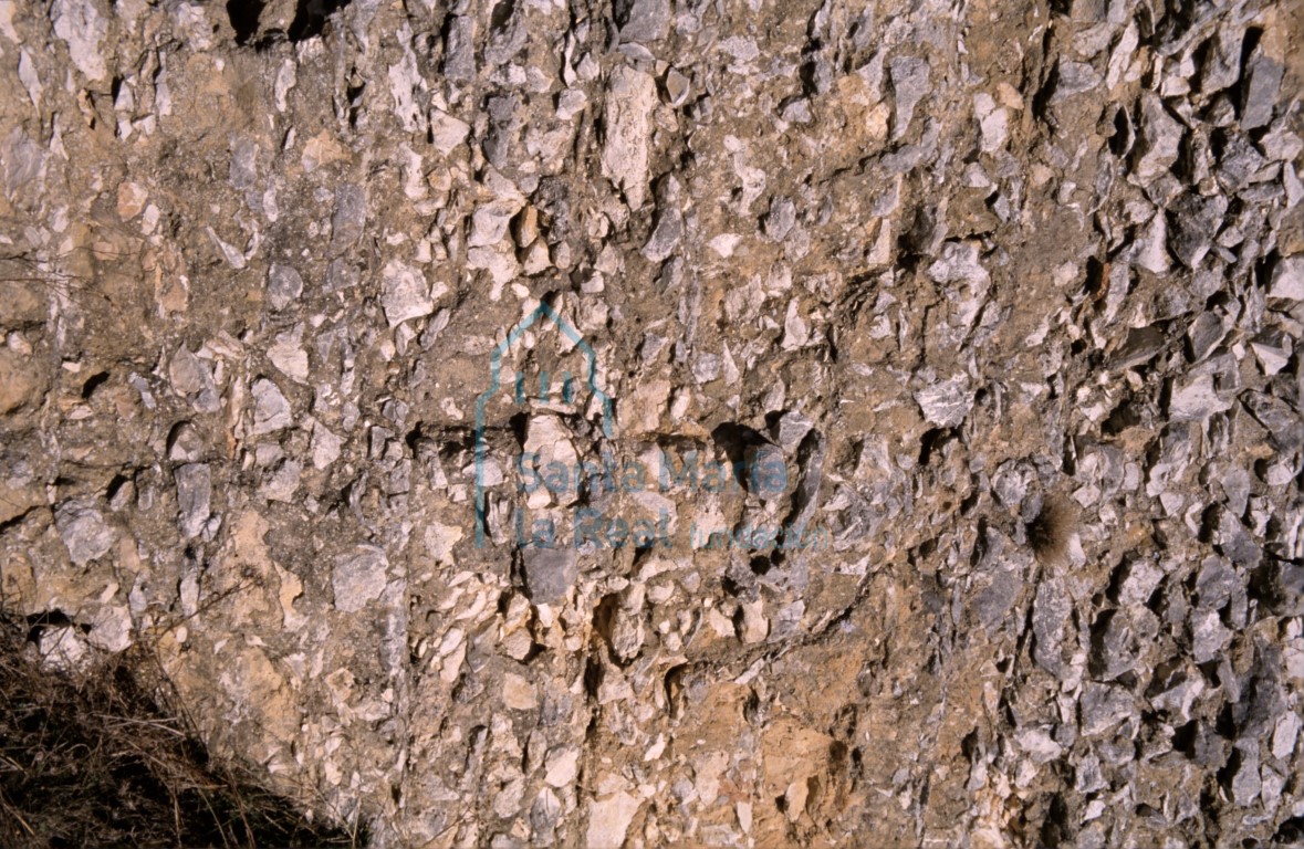 Detalle del muro sur