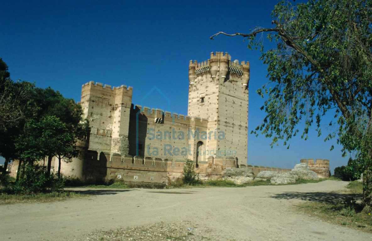 Vista general del castillo