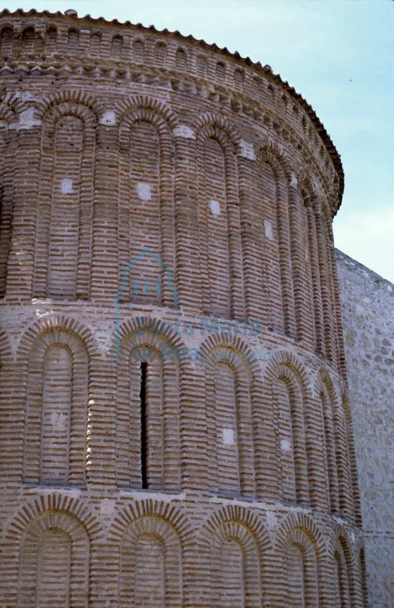 Vista del exterior del ábside