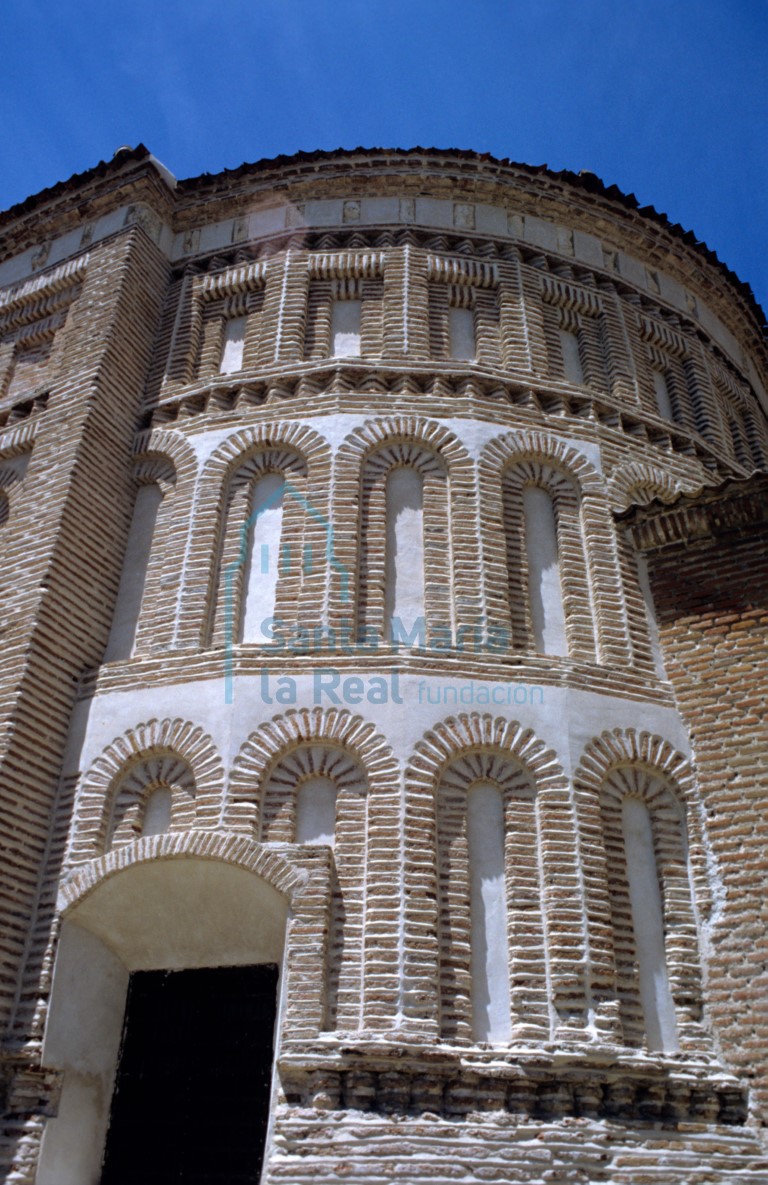 Vista del exterior del ábside