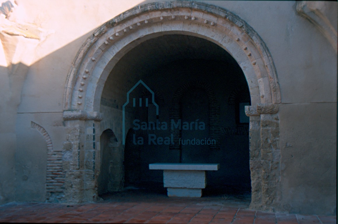 Vista del interior del ábside