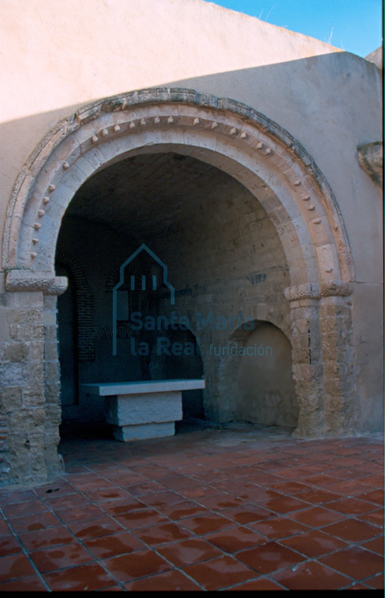 Vista del interior del ábside