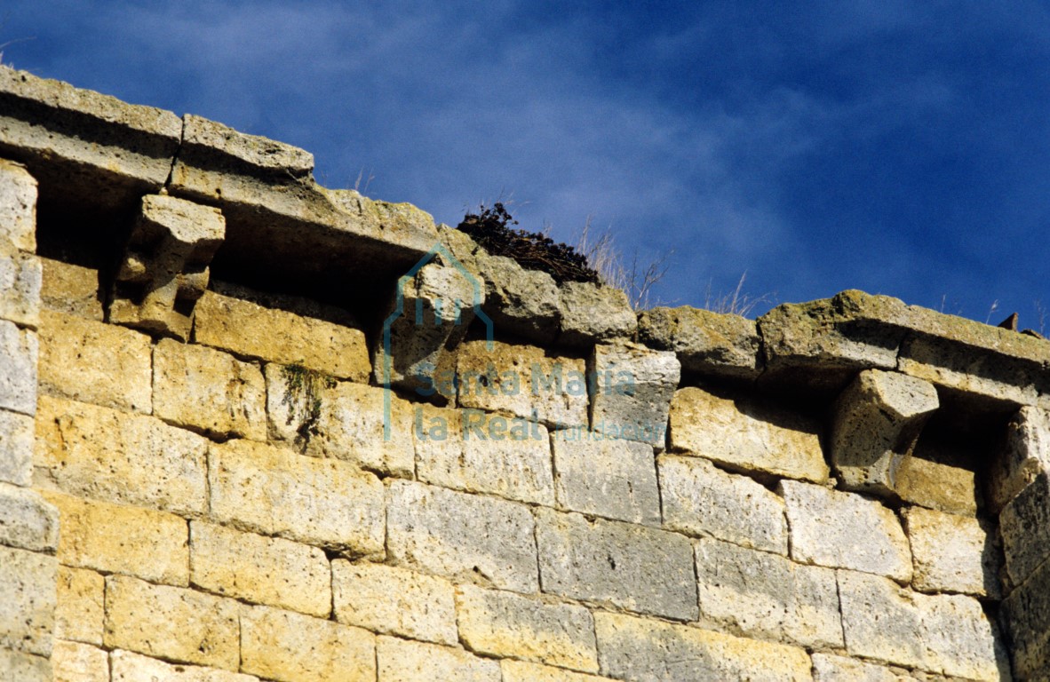 Canecillos del muro sur