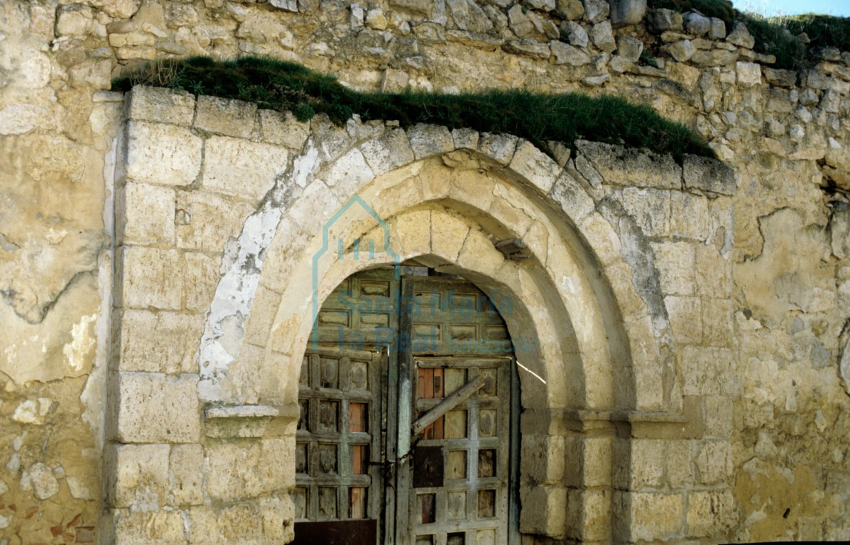 Detalle de la portada septentrional