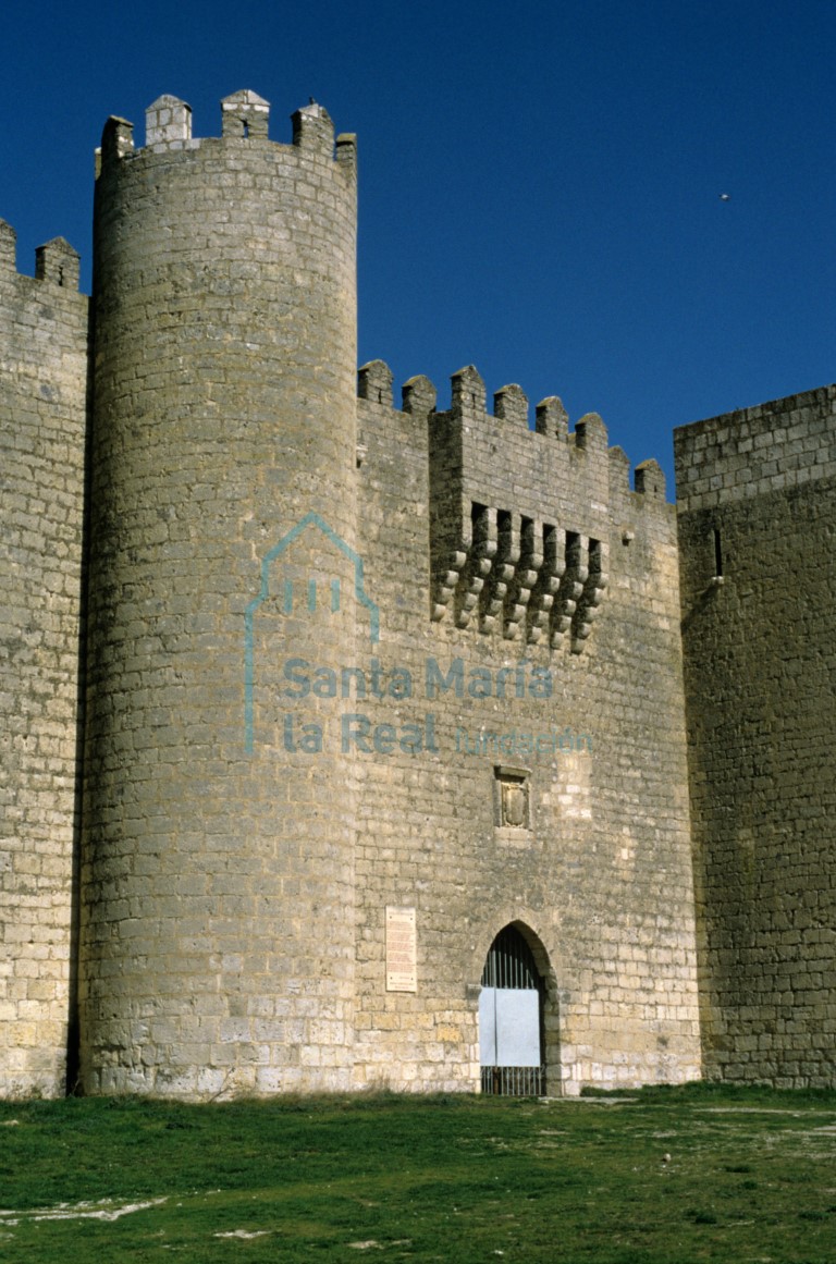 Paño de acceso al interior del castillo