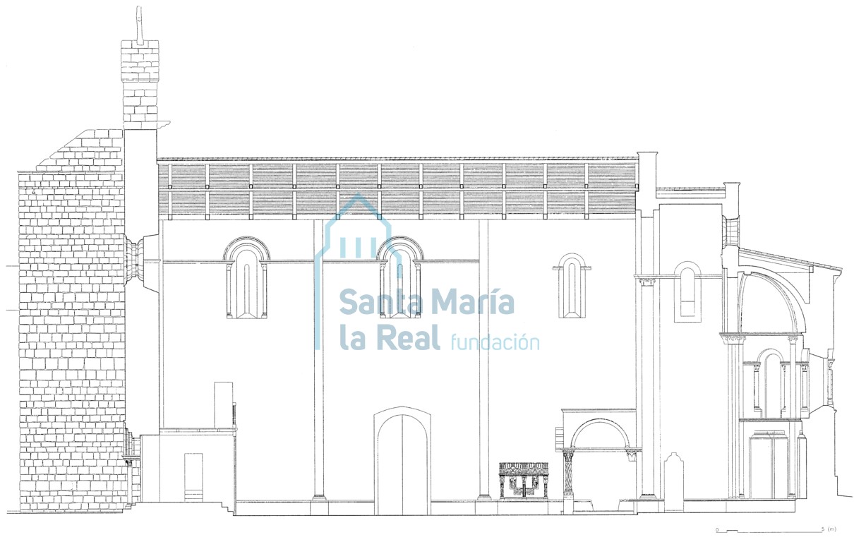 Sección longitudinal