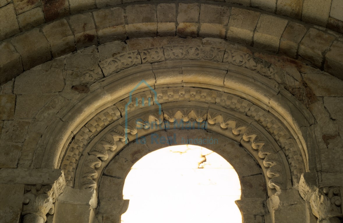 Detalle del interior de la capilla mayor