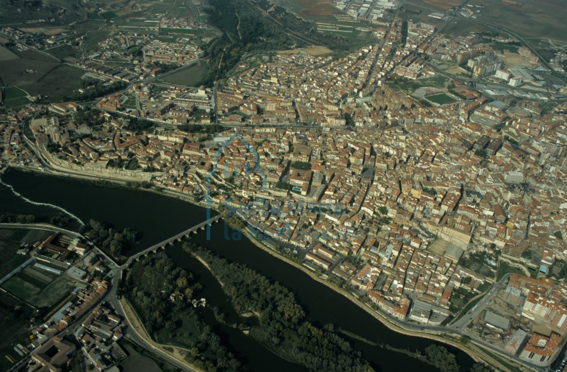 Vista aérea de Zamora