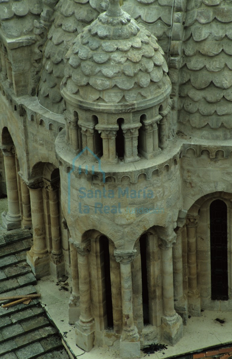 Detalle del exterior del cimborrio