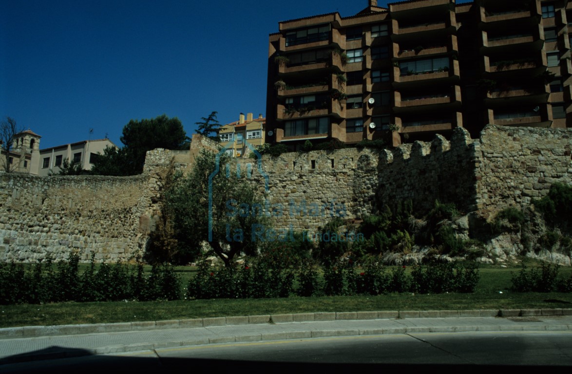 Restos del segundo y tercer recinto de la muralla