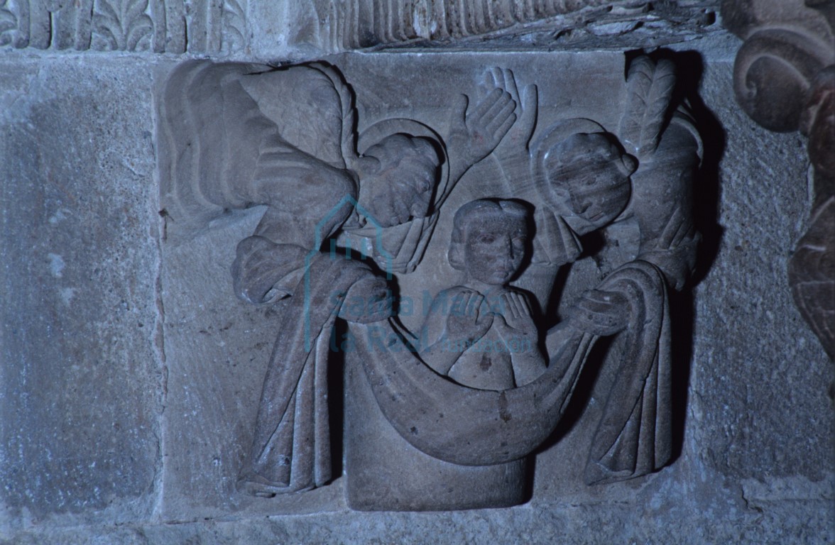 Relieve del sepulcro. Ascensión del alma