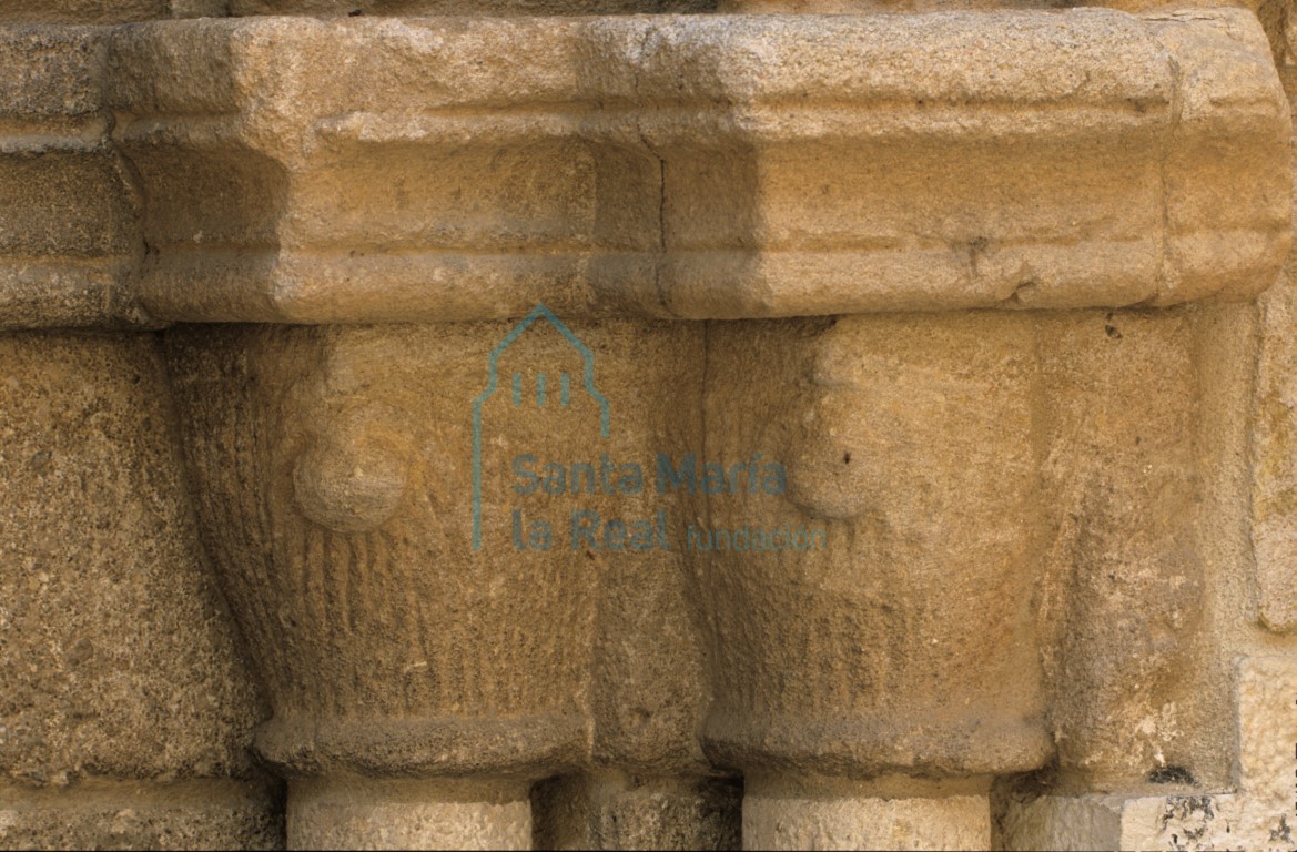 Canecillos de la portada norte