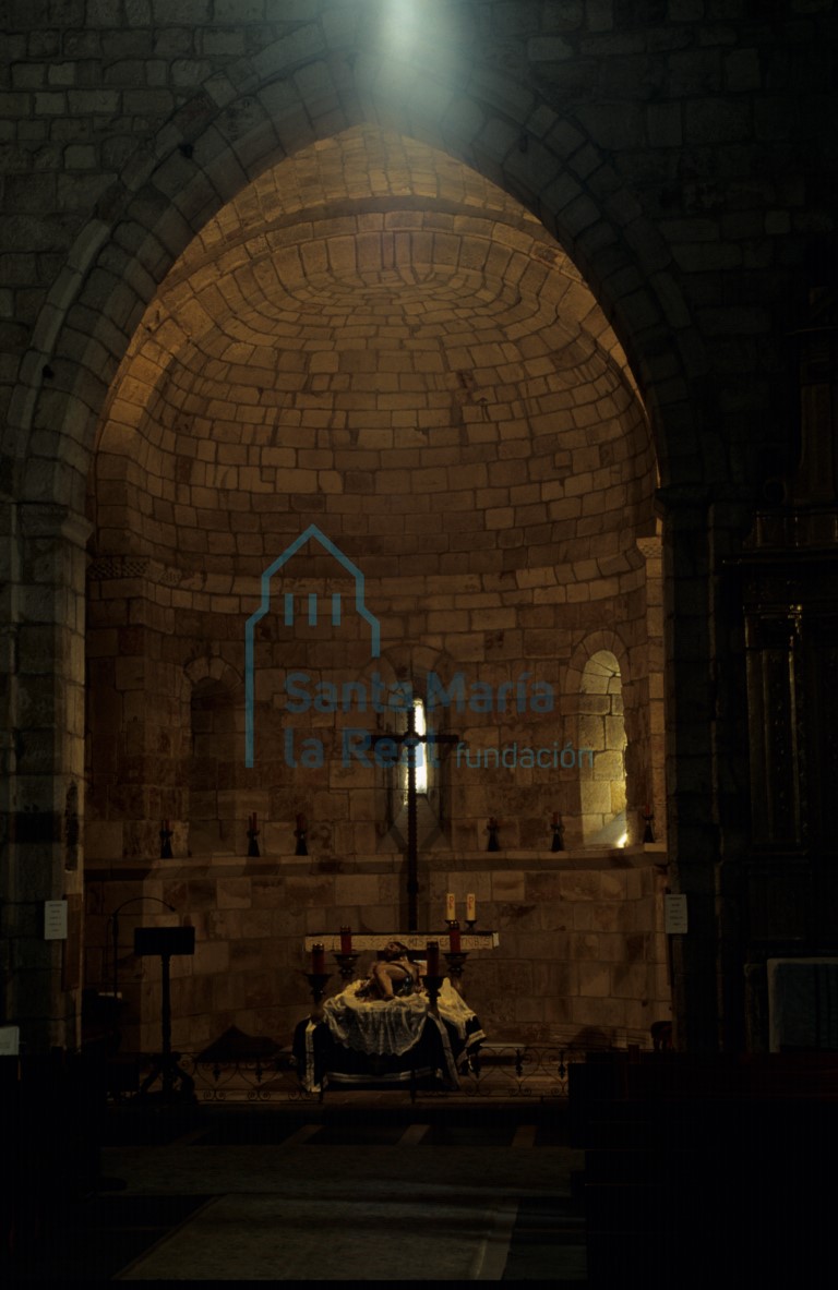 Interior de la capilla mayor