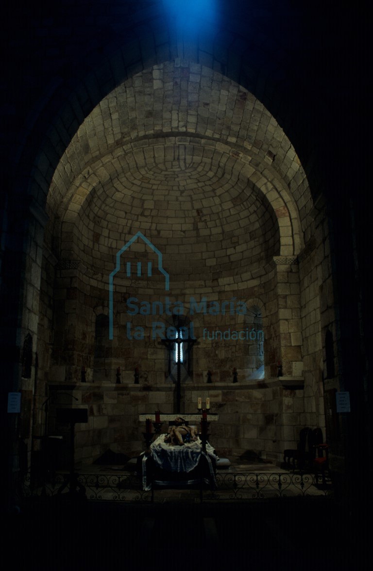 Interior de la capilla mayor