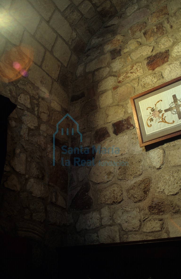 Muro oeste de la iglesia
