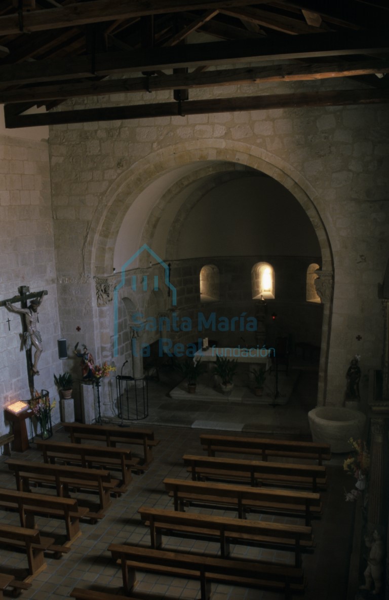 Interior de la iglesia