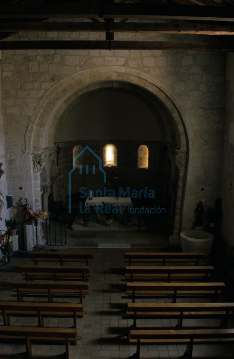 Interior de la iglesia