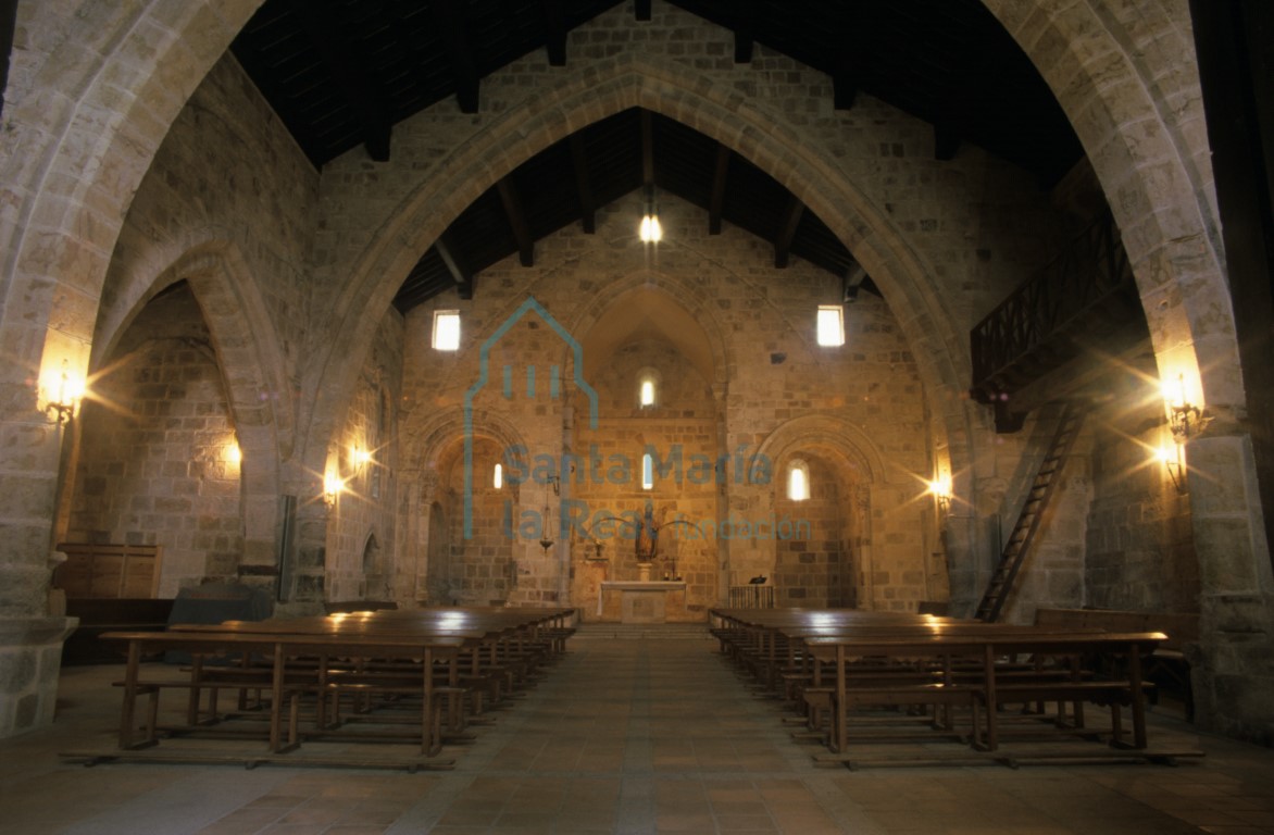 Vista del interior de la iglesia