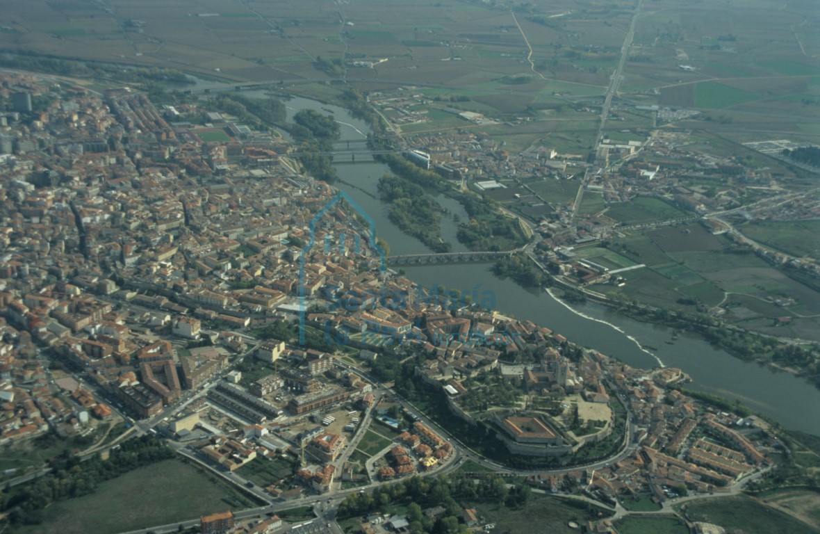 Vista aérea de Zamora