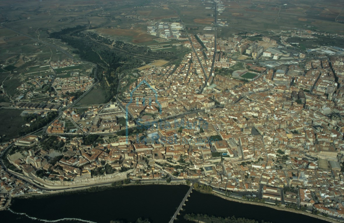 Vista aérea de Zamora