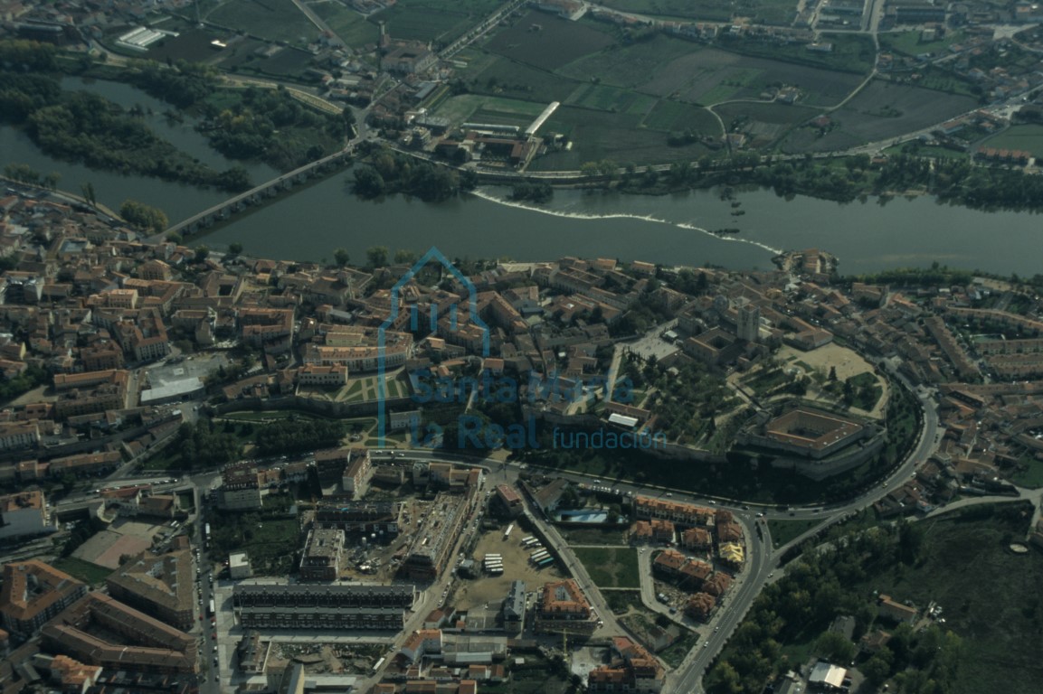 Vista aérea de Zamora