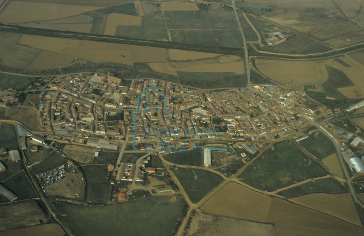 Vista aérea de Castroverde de Campos