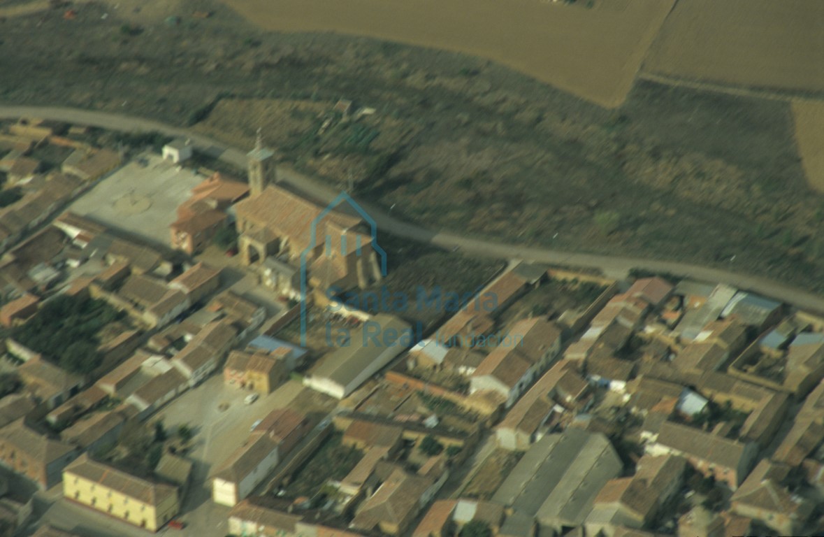 Vista aérea de Castroverde de Campos
