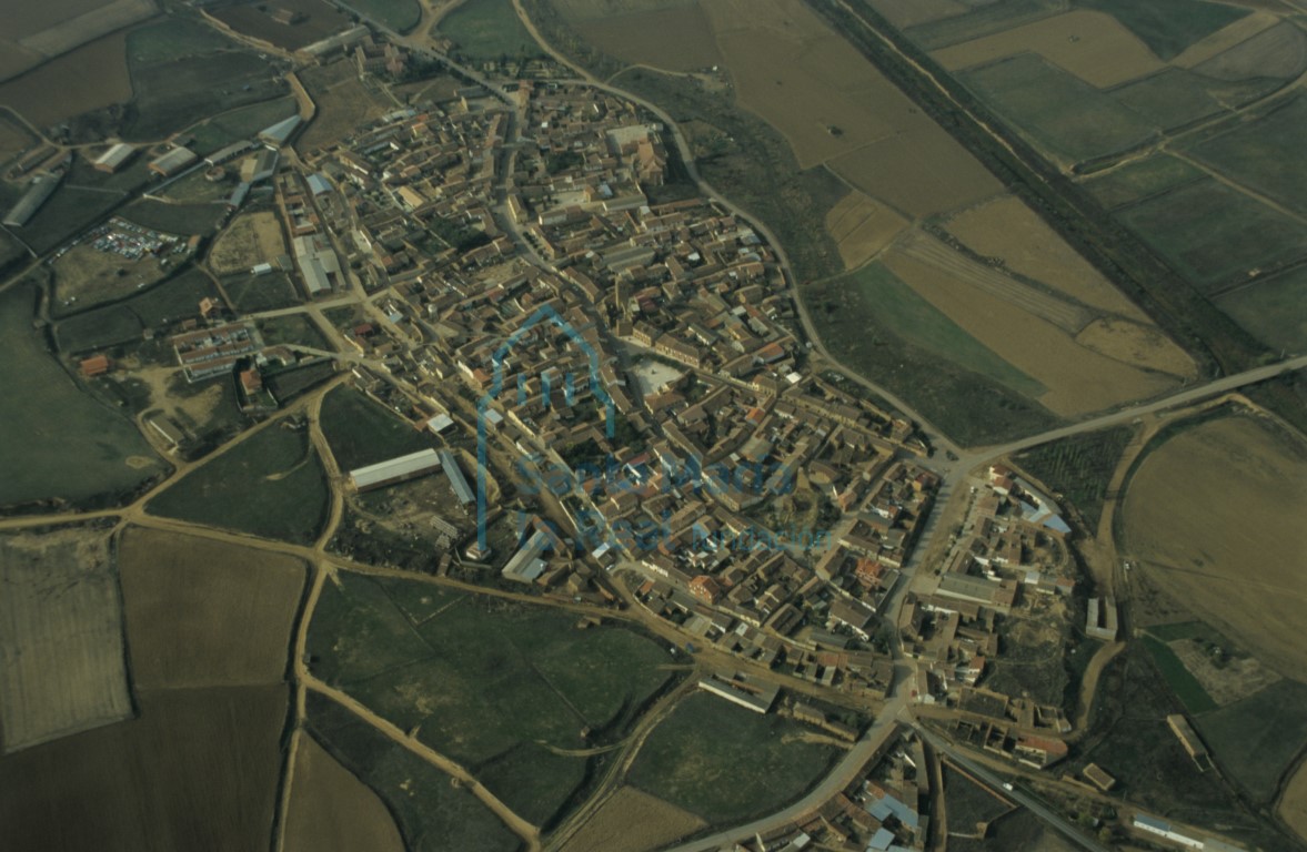 Vista aérea de Castroverde de Campos