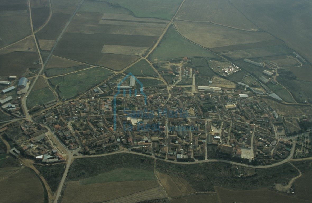 Vista aérea de Castroverde de Campos