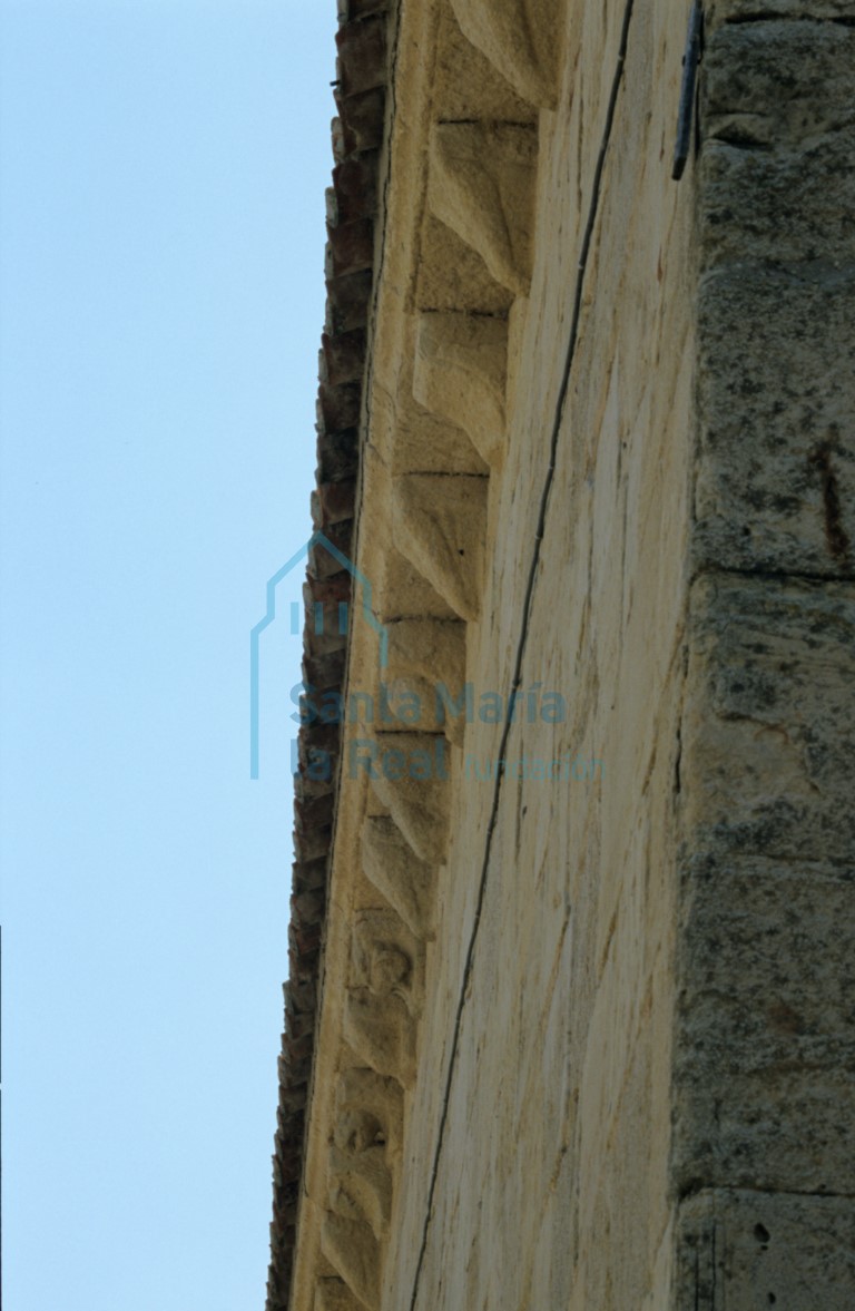 Detalle del muro septentrional