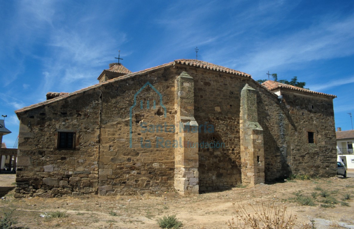 Vista de la fachada oriental
