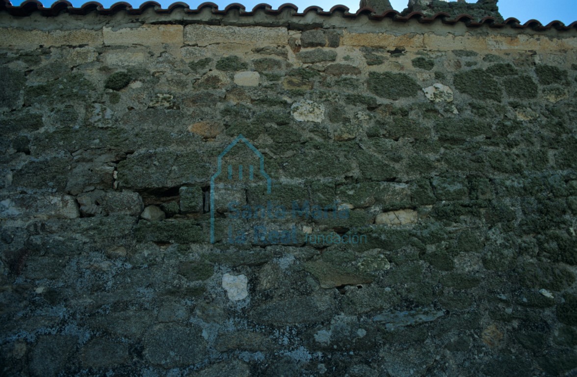 Detalle de la fachada septentrional