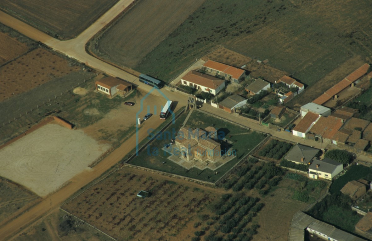 Vista aérea del pueblo